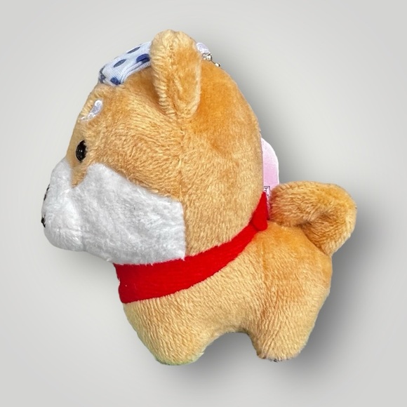 Mameshiba Kawaii Mascot Plush Ball Chain Shiba Inu Mameshiba Onsen Limited Ver. - Picture 2 of 16